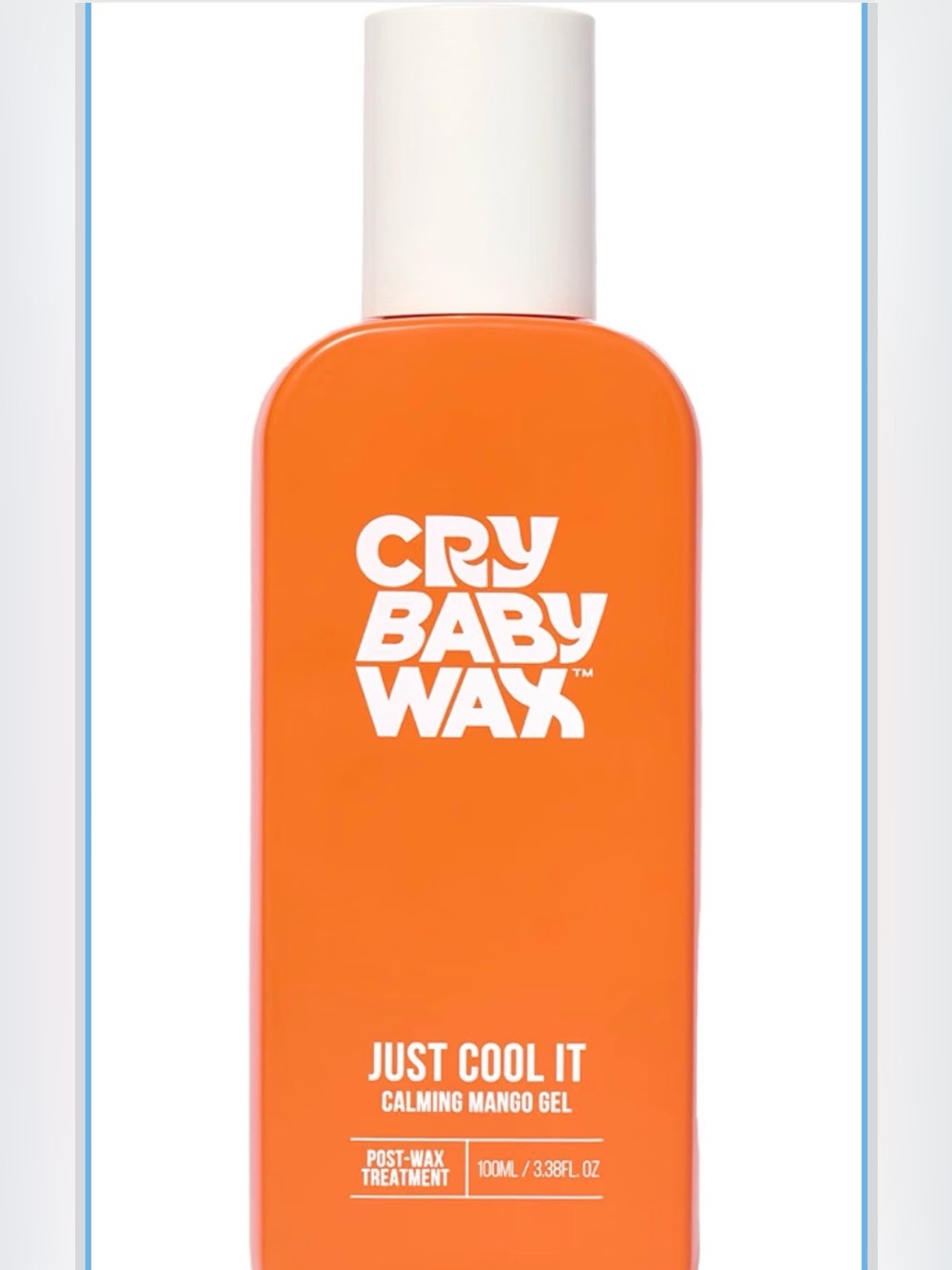 Cry Baby Wax Just Cool It Calming Mango Gel - Orange